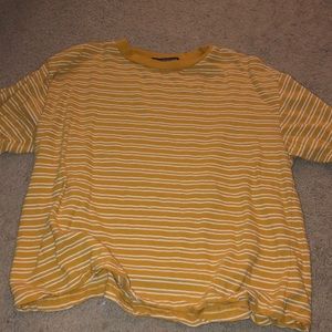 Brandy Melville yellow t-shirt